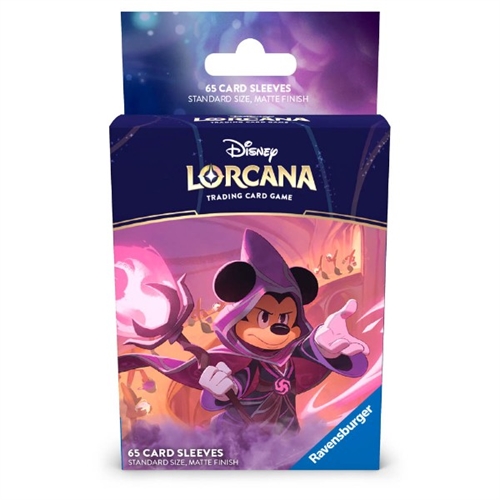 Plastiklommer - Mickey Mouse Wayward Sorcerer - (65 Sleeves) Disney Lorcana